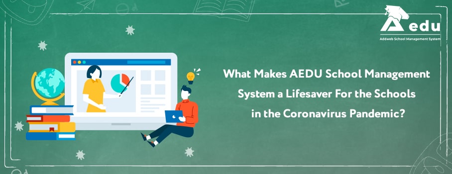 Image with text what makes aedu school erp best- Aedu